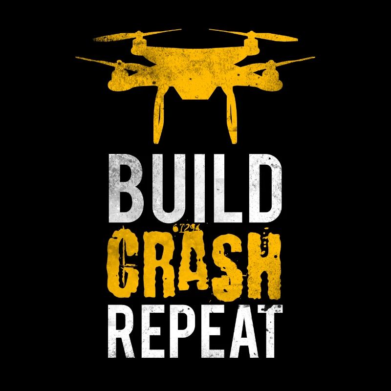 Construire Crash Répétez drone shirt cadeau drones