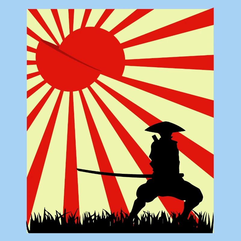 Mond Scheibe Samurai