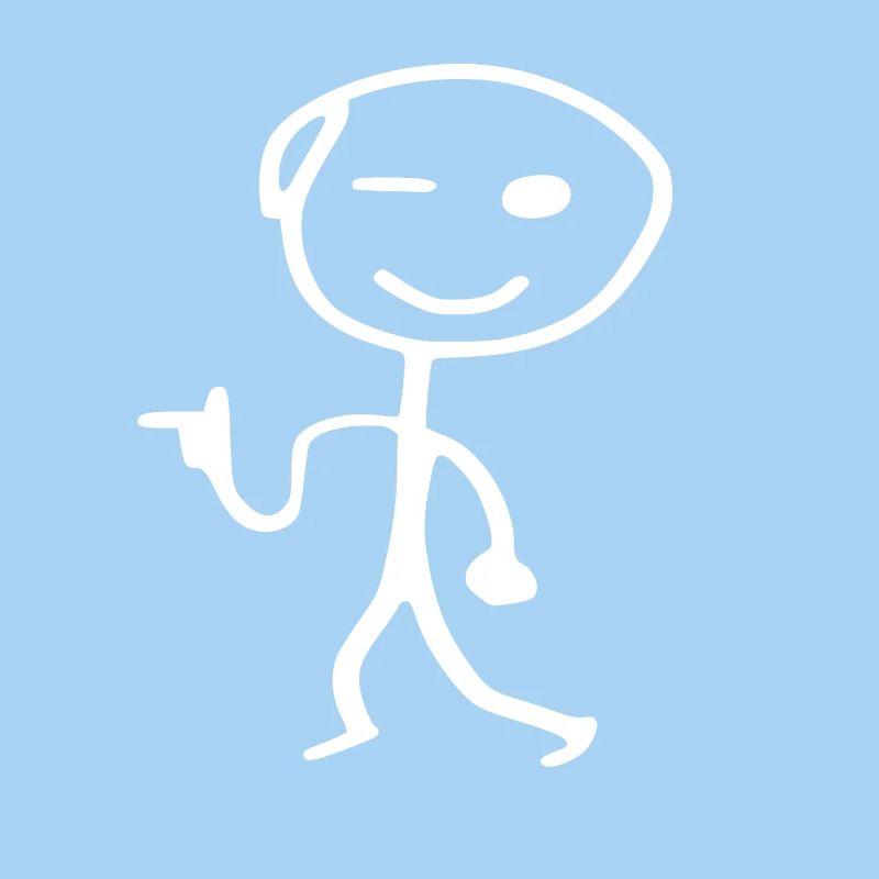 Hipster Strichmännchen