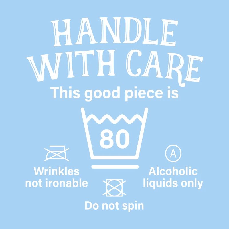 Handle With Care Eighty Gift 80th Birthday