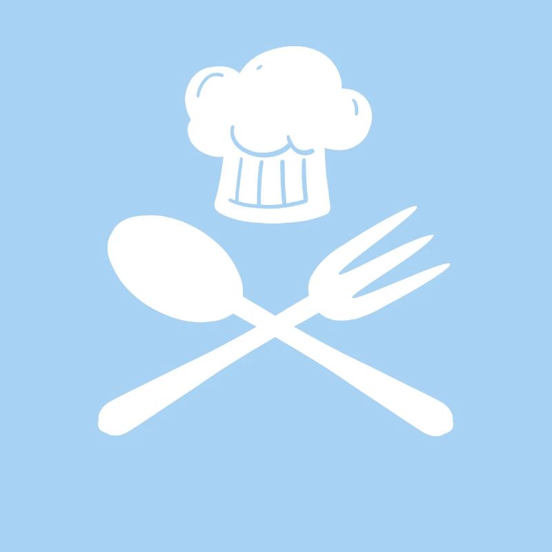Cooking hat hobby chef spoon fork cook