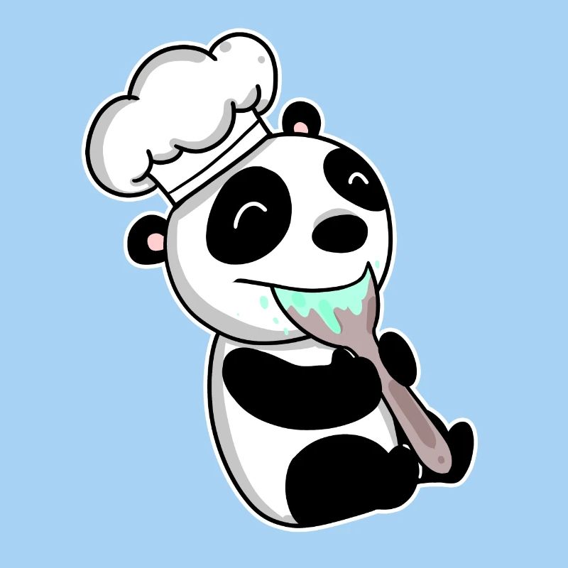 Panda bouillant bébé
