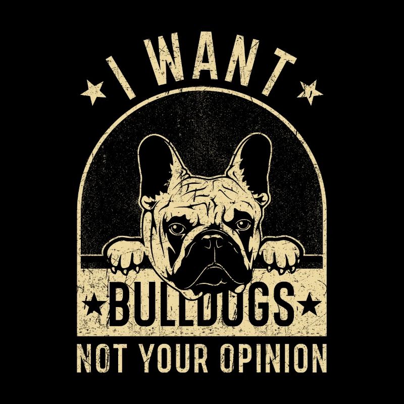 Bulldog Buldogs Bulldogs sort drôle