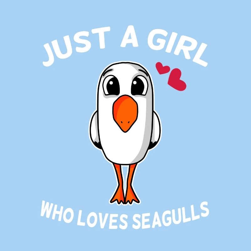 Möwe Liebe Mädchen