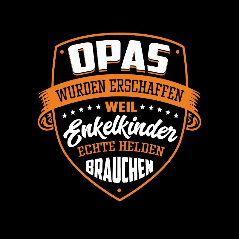 Opa Enkelkinder Shirt echte Helden