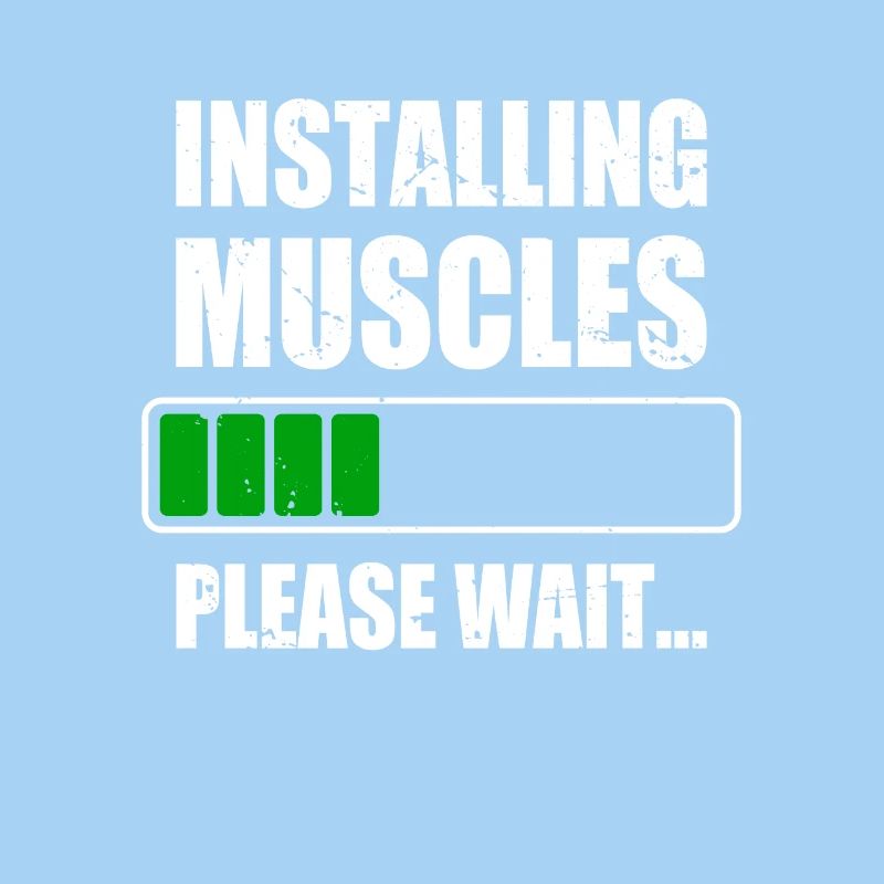 Installing Muscles Muskeln Installiert Gym Workout