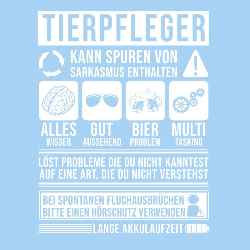 Tierpfleger Spruch lustig