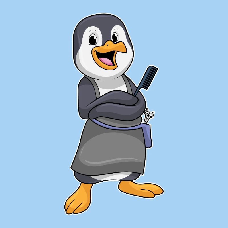 Peigne de coiffeur Pingouin