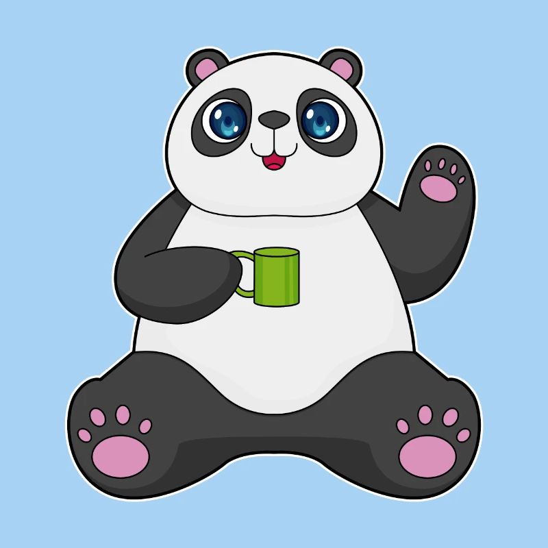 Panda Becher