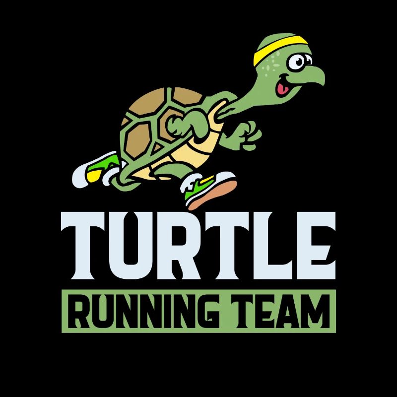 Turtle running team neu