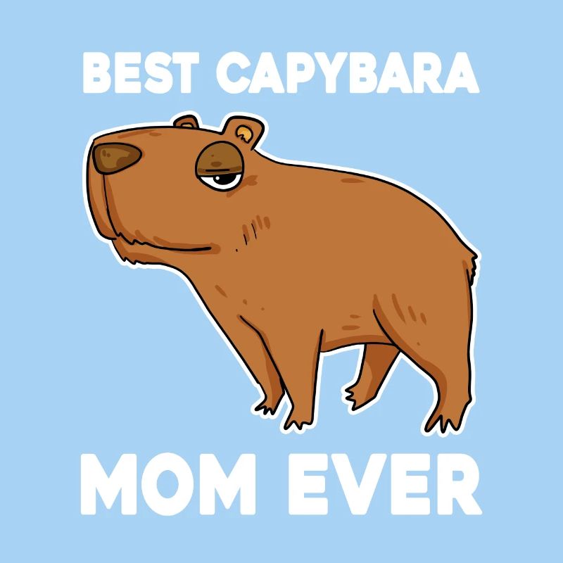Capybara Mama Wasserschwein