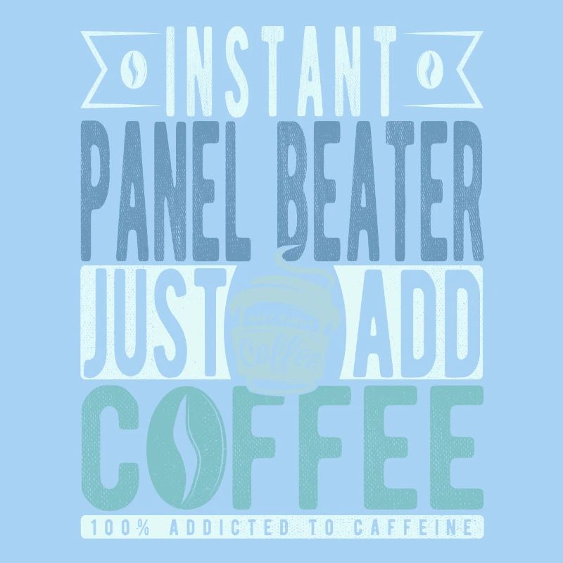 Panel Racket Coffee Saying