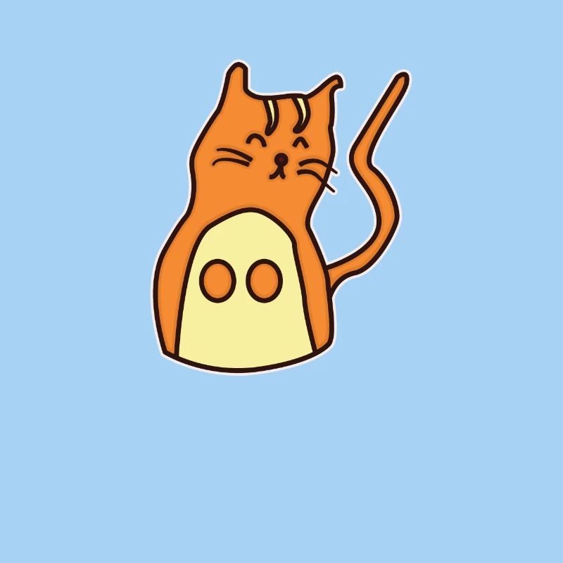 Chat dessiné à la main