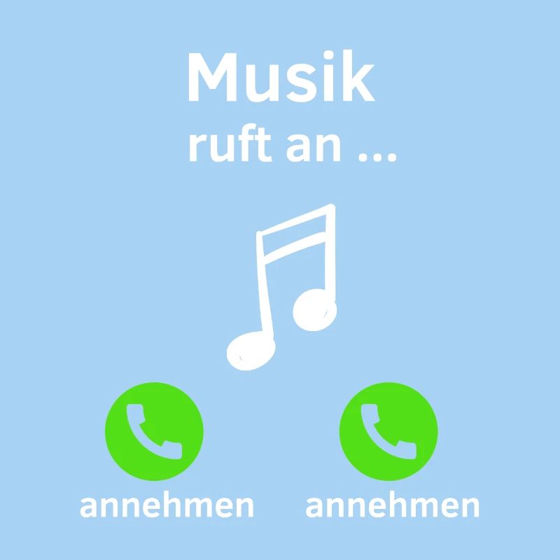 Musik ruft an - annehmen oder annehmen?