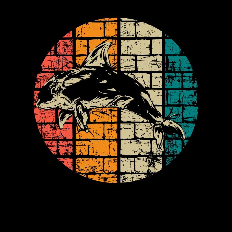 Orca Whale vintage