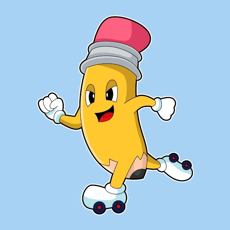Pencil Roller Skates Inline Skating
