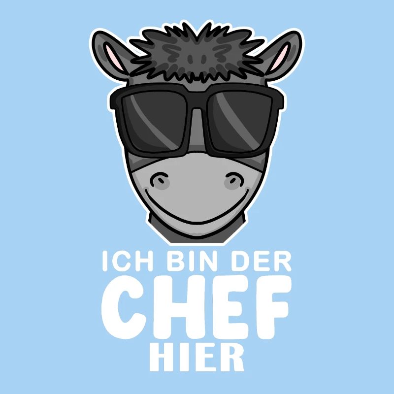 Cool Esel Chef Spruch