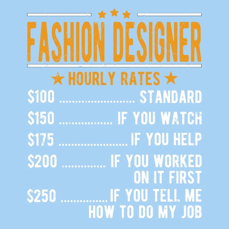 Modedesigner Stundenlohn