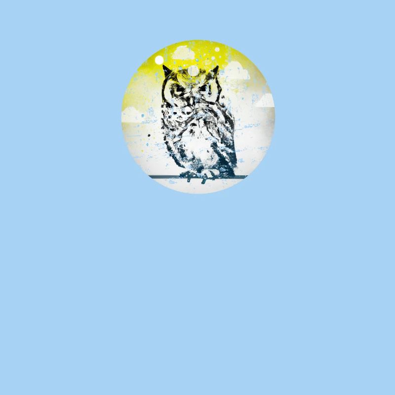 Eule Gemälde Malen Dirty Modern