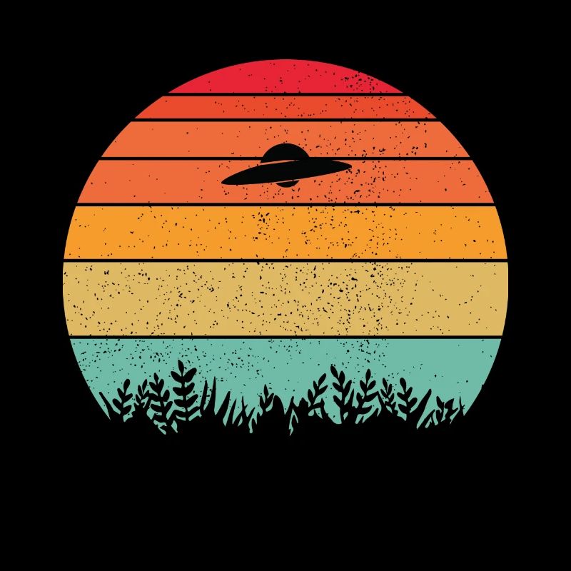 UFO Sonne Retro