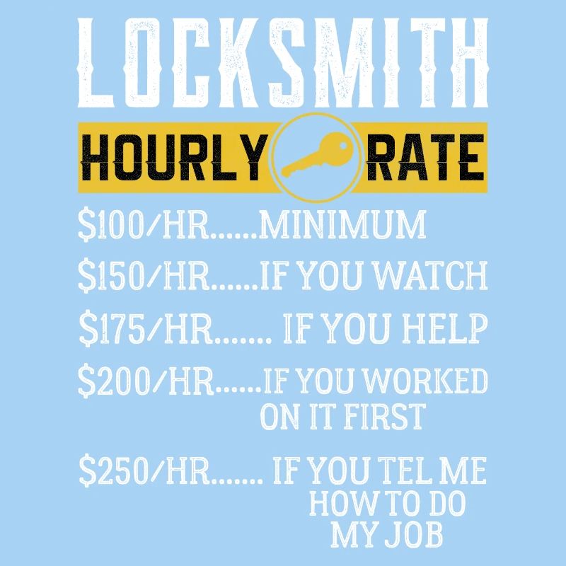 Locksmith Hourly rates Locksmith