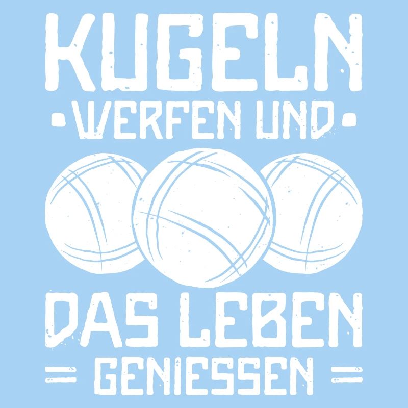 Boule Spruch Kugeln werfen Boccia Spiel Botcha