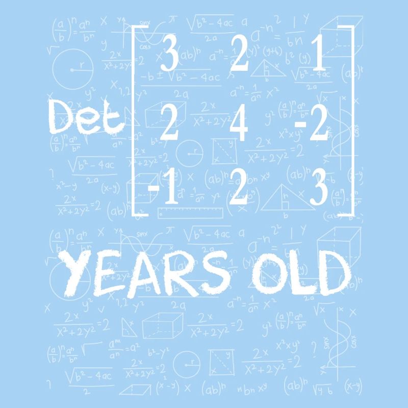 48. Geburtstag 48 Jahre Matrixdeterminante