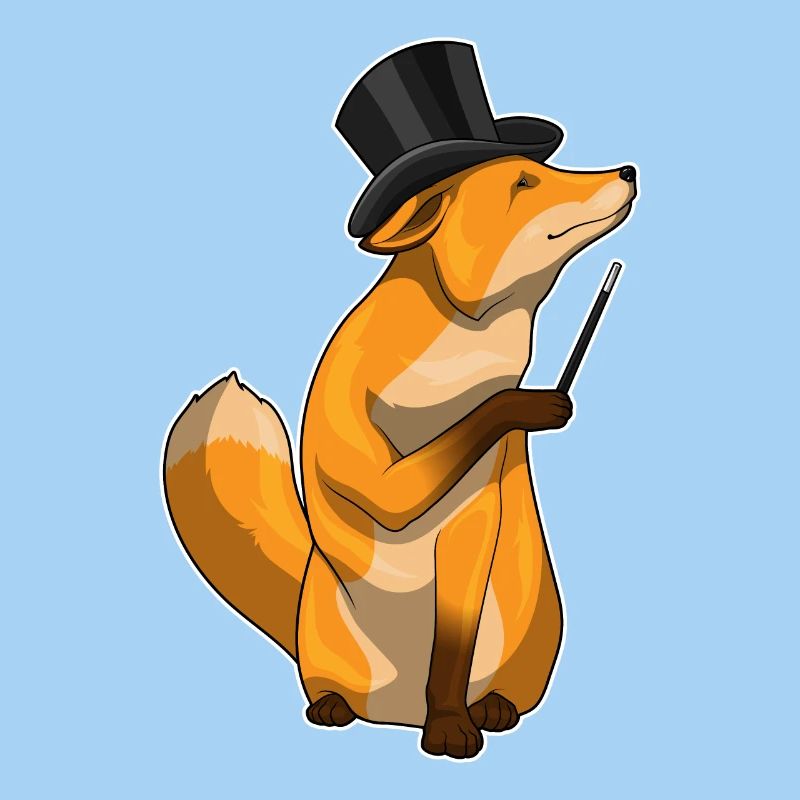 Fuchs Zauberer Zauberstab