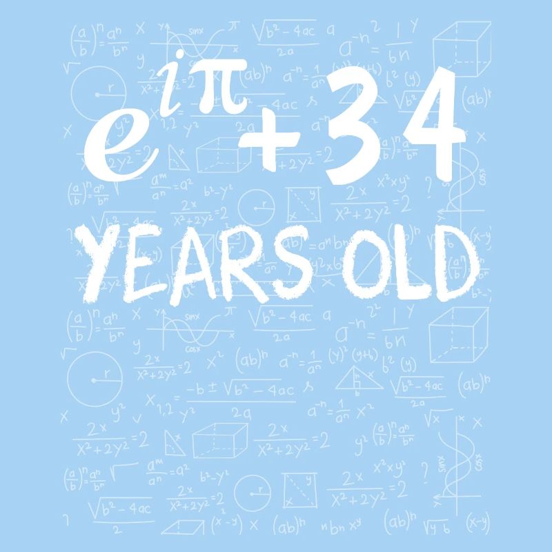 33rd birthday 33 years old Euler Identity gift