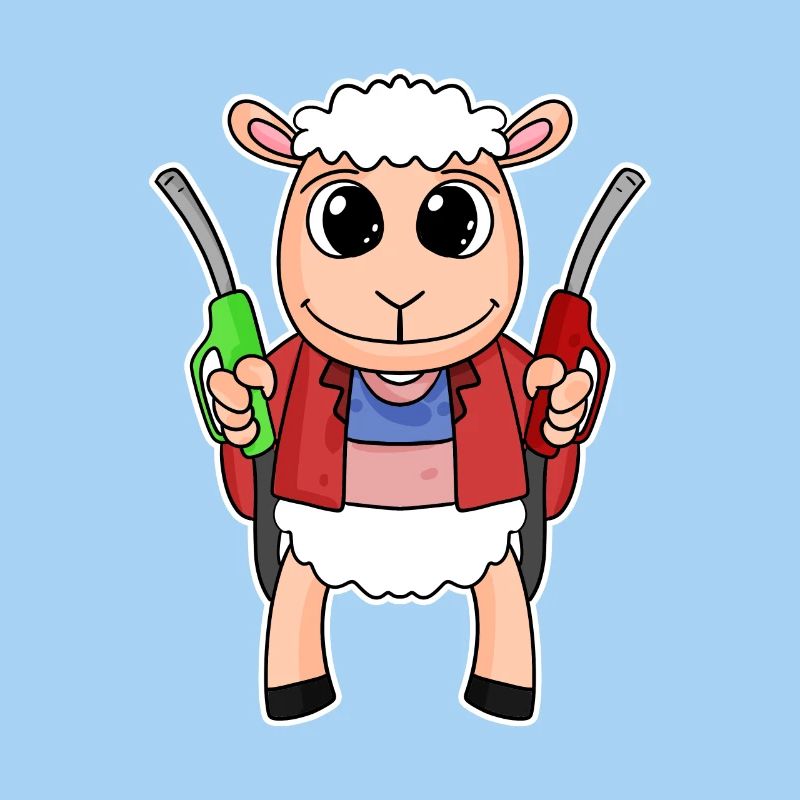 Préposé à la station-service Moutons Station d’essence
