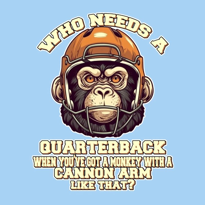 Motivating Quaterback Monkey