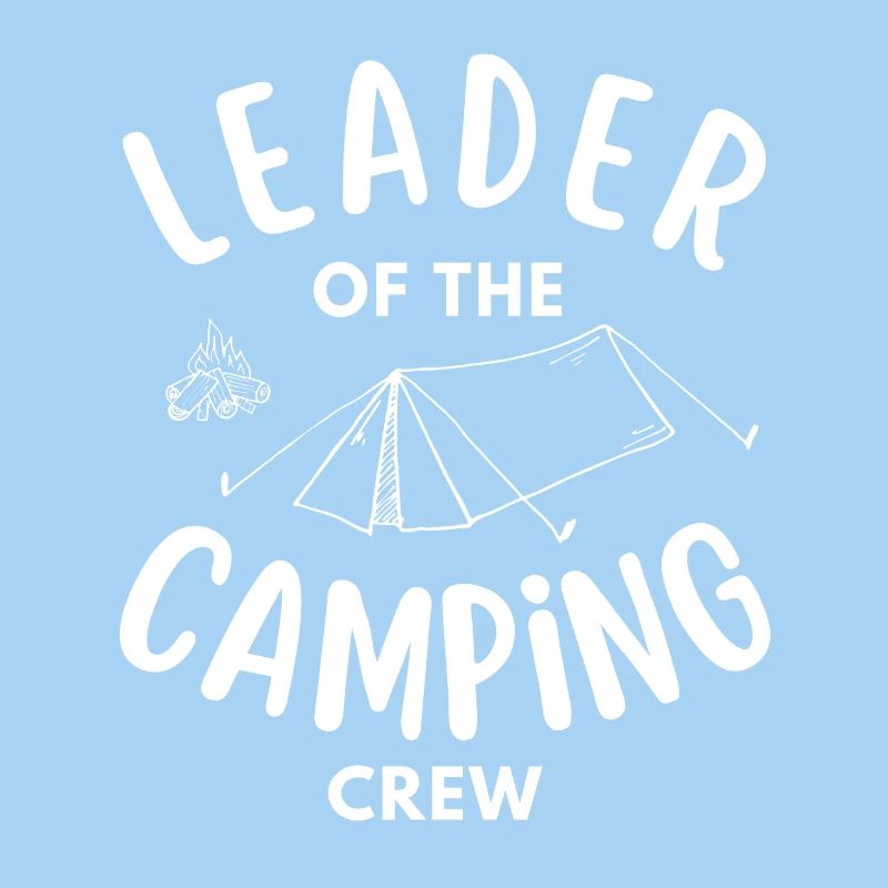 Chef der Camping Crew lustig