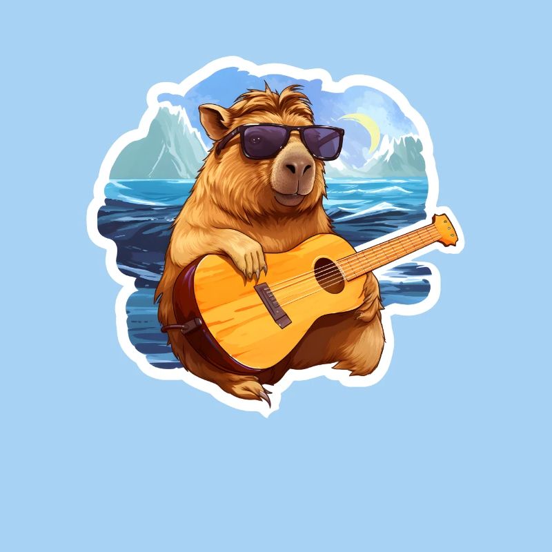 Jeu de guitare Capybara