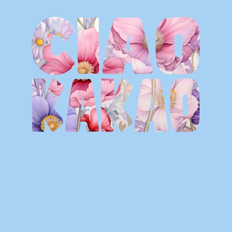 Ciao Cocoa Floral Pattern