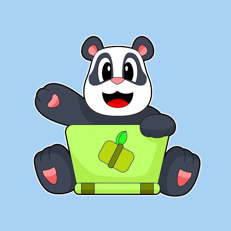 Panda Bamboo Ordinateur portable