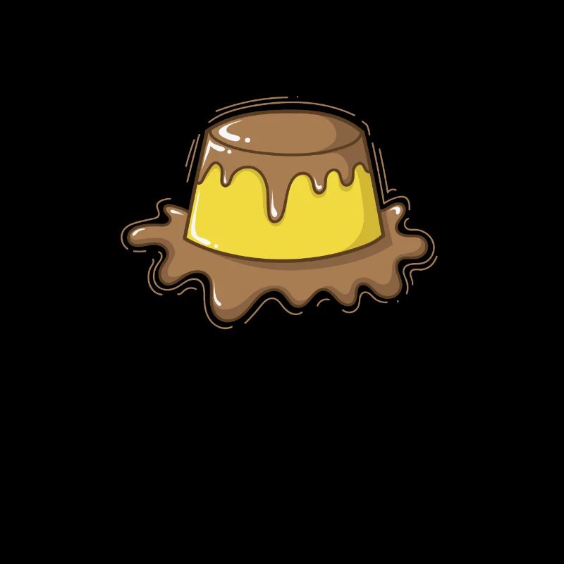 cremiger Pudding mit Schokosoße Nachspeise