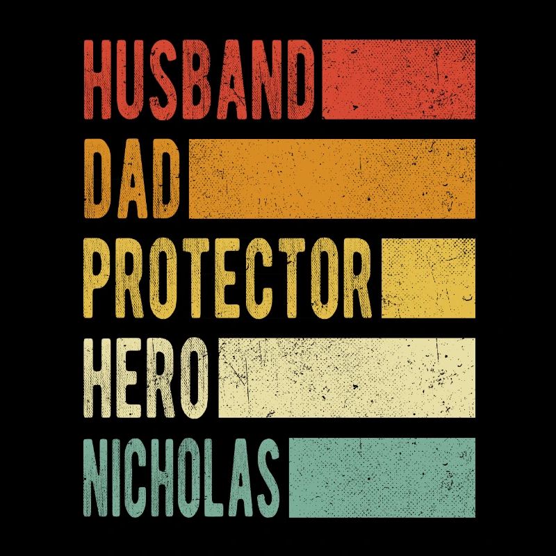 Nicholas Name Dad Gift