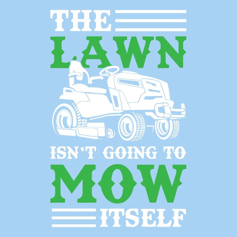 Der Rasen wird sich nicht selbst mähen