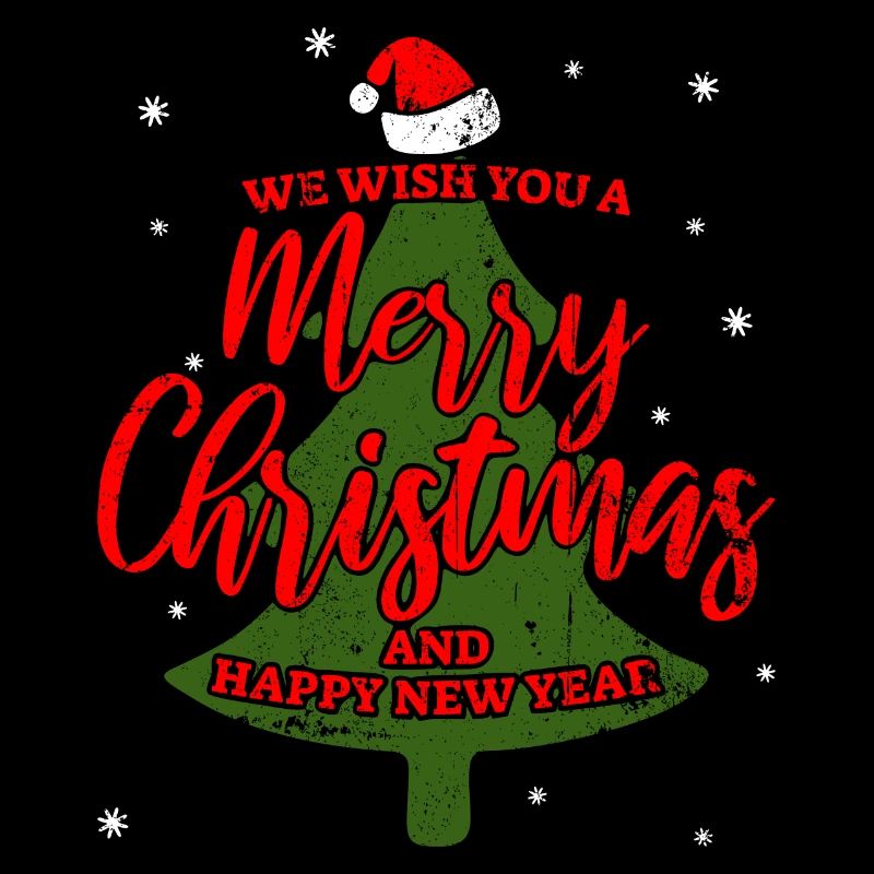 Froher Weihnachtsbaum Jubel