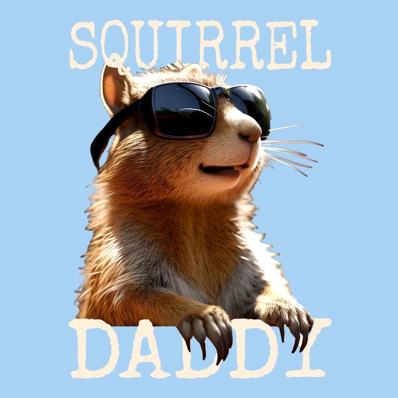 Squirrel Daddy Squirrel Dad Father's Day Dad