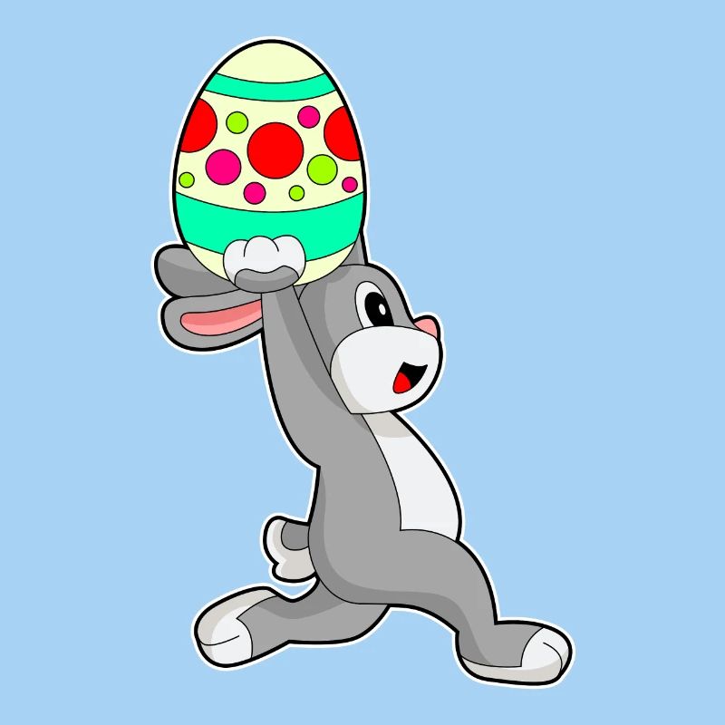 Bunny Easter Jogging