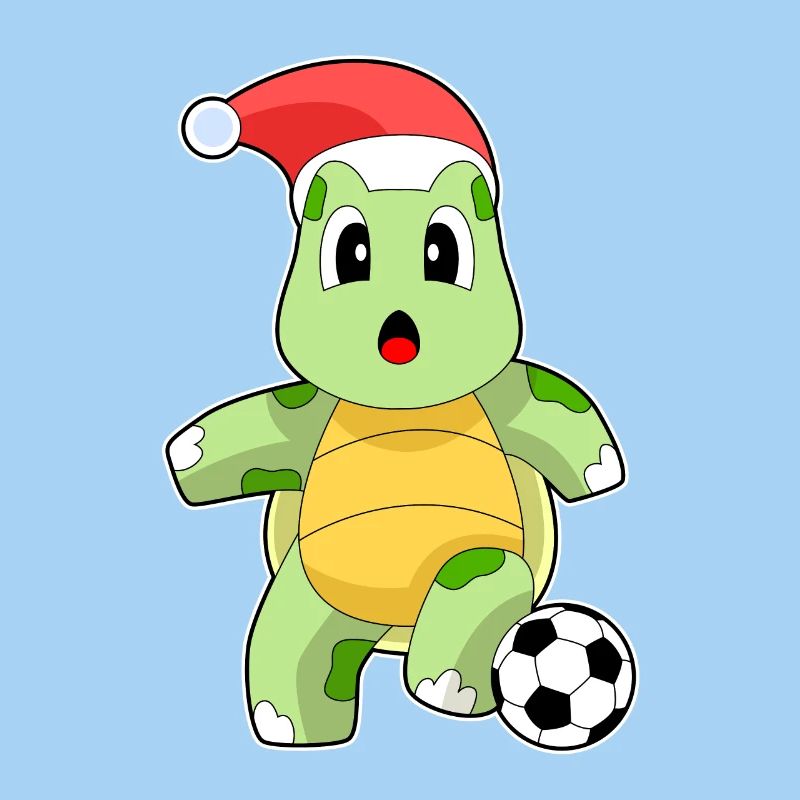 Turtle Christmas Soccer