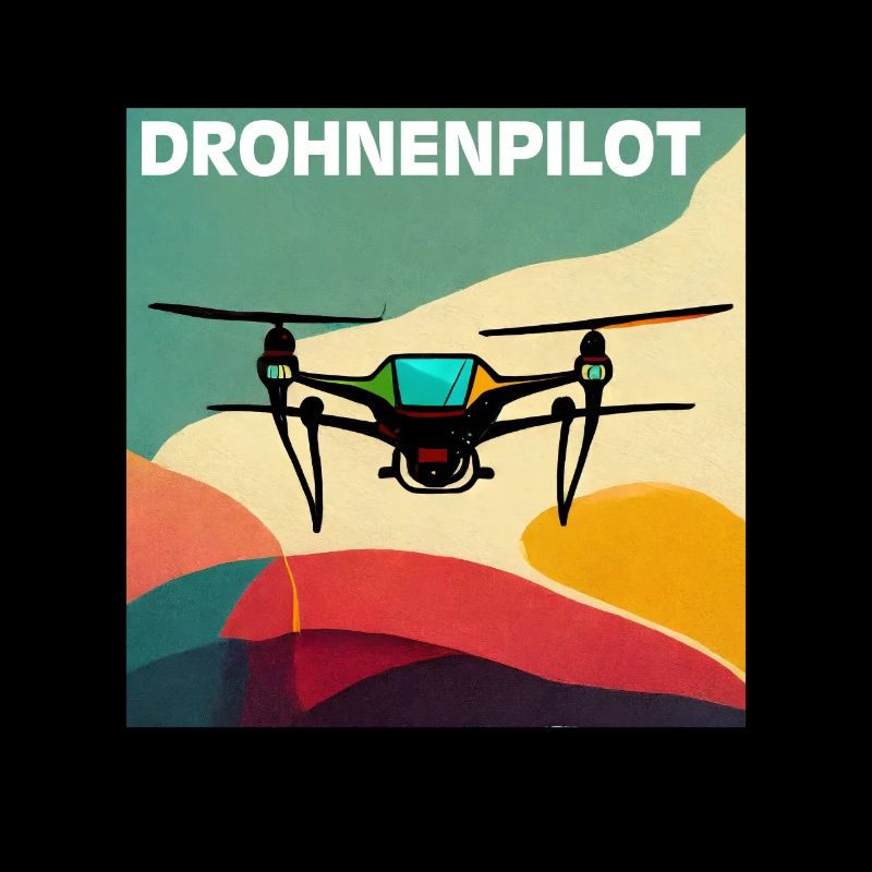 Drohnenpilot Retro-Poster