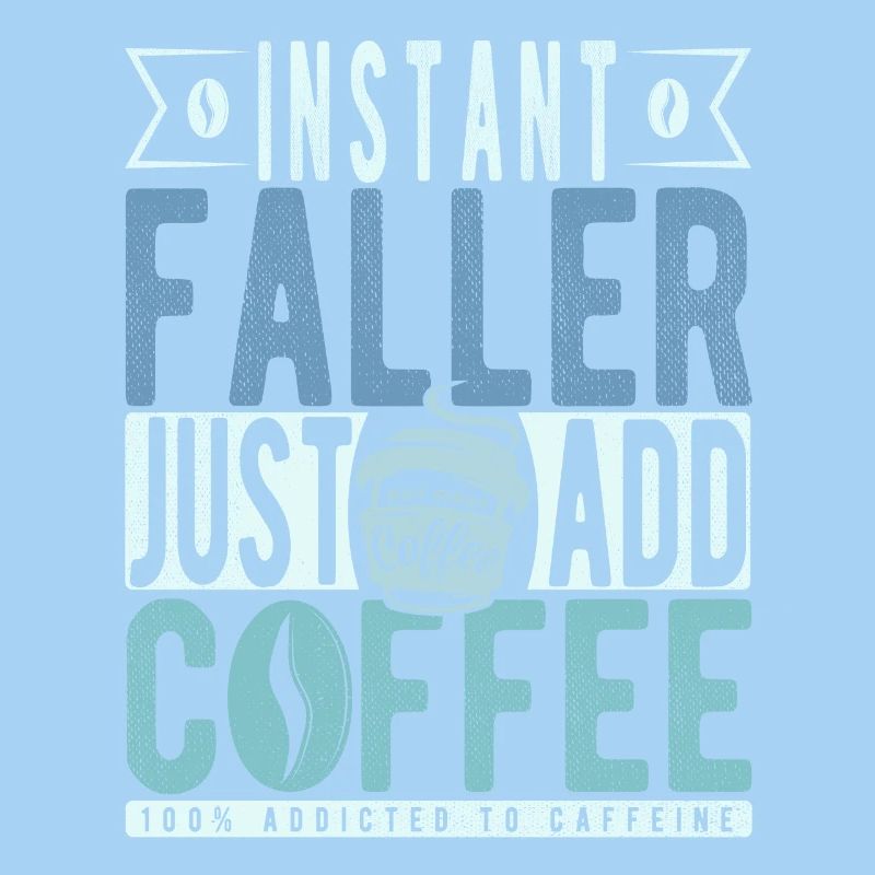 Instant Faller Einfach Kaffee hinzufügen