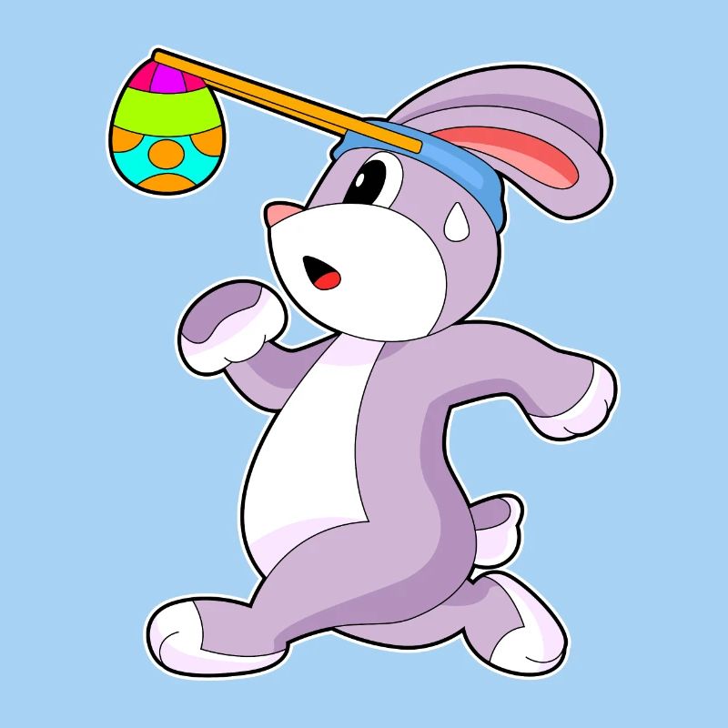 Bunny Easter Jogging
