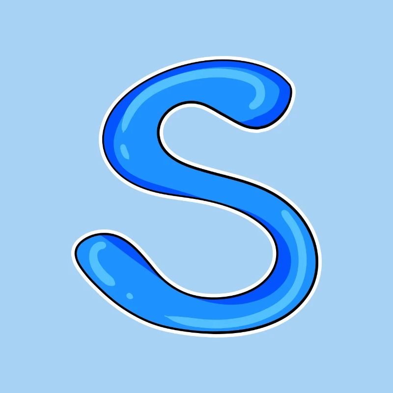 Buchstabe S Anfangsbuchstabe