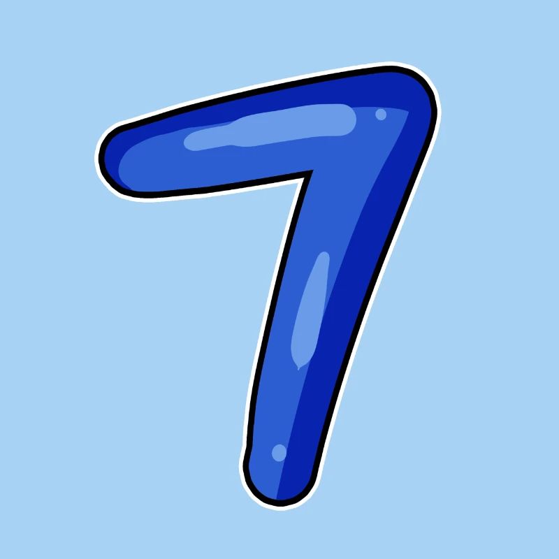 7 bleu