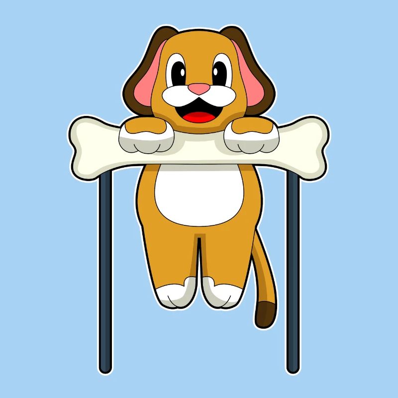 Dog Bodybuilder Pull-ups Bodybuilding