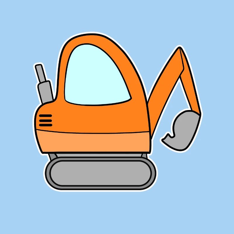 Bagger Baustelle Baggerfahrer