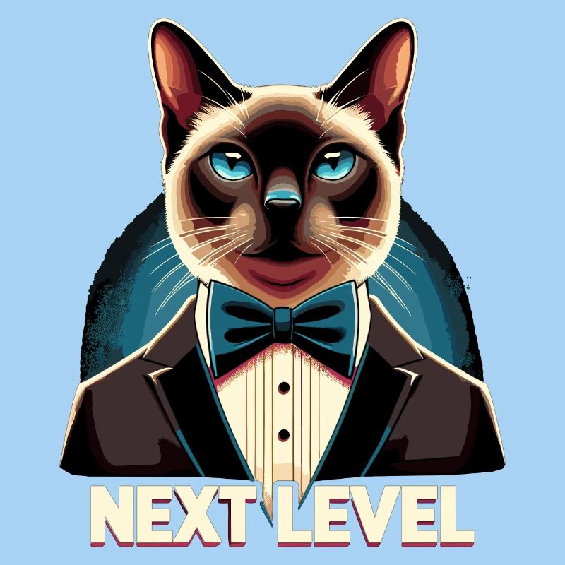 Siamese Cat Siamese Cat Next Level Suit Gift